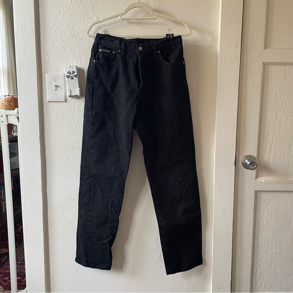Vintage Calvin Klein Easy Fit Black Jeans Size 10 (modern 28)